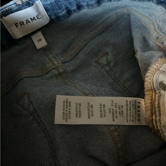 Frame cropped  Le crop mini boot cut Blue Denim Jeans - Picture 7 of 9